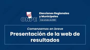 Presentación de web de resultados - Transmisión en Vivo