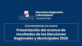 Presentación del avance de resultados - Transmisión en Vivo